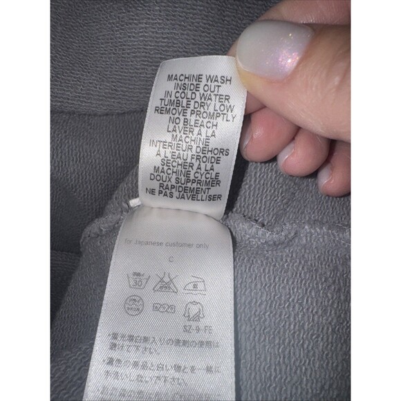 Frank & Eileen Size Large Tee Lab Asymmetric Sweatshirt Carbon Gray Cotton - Picture 6 of 11